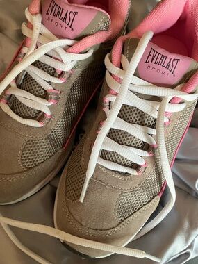 Everlast Women’s Taupe and Pink Athletic Sneakers